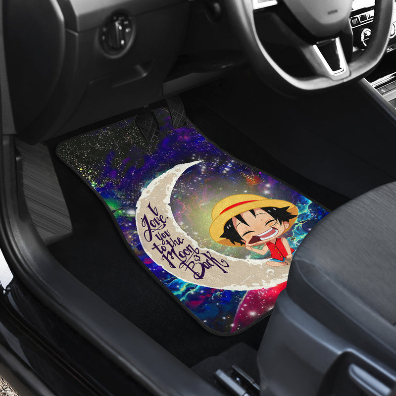 Luffy One Piece Love You To The Moon Galaxy Car Mats Nearkii