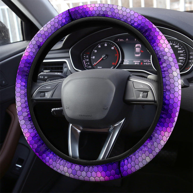 Purple Snake Style Premium Car Steering Wheel Cover Nearkii