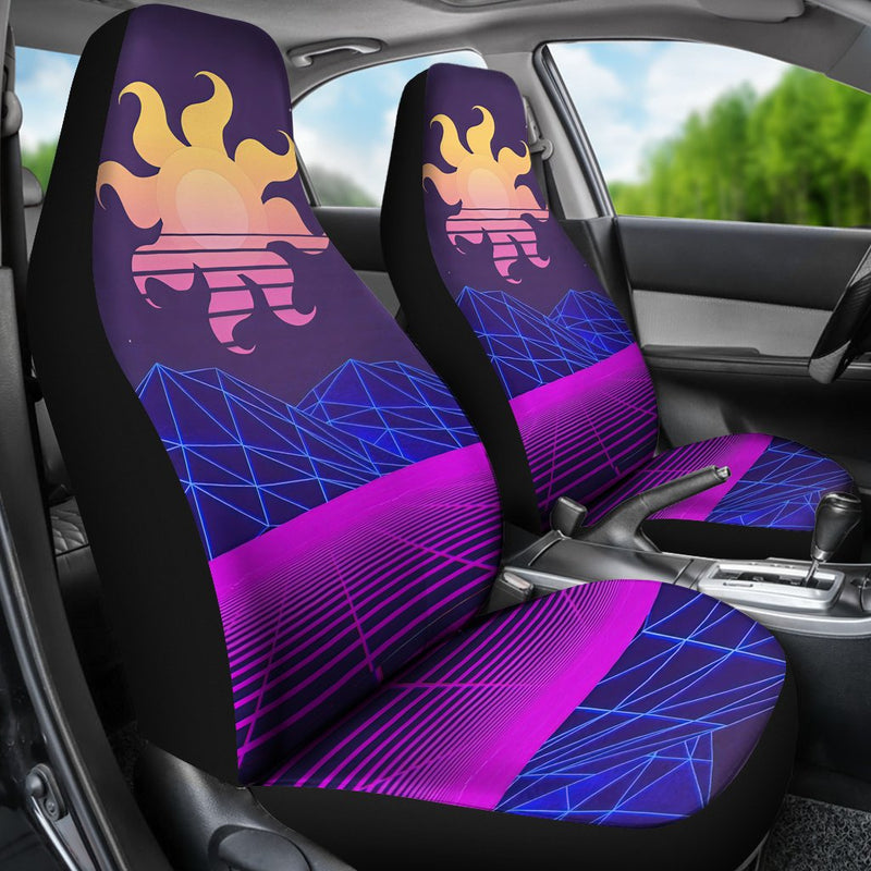 Best Mystery Abstract Sun Digital Art Premium Custom Car Seat Covers Decor Protector Nearkii