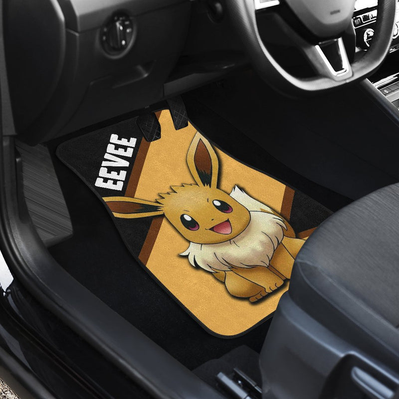 Eevee Car Floor Mats Custom Anime Pokemon Car Interior Accessories Nearkii