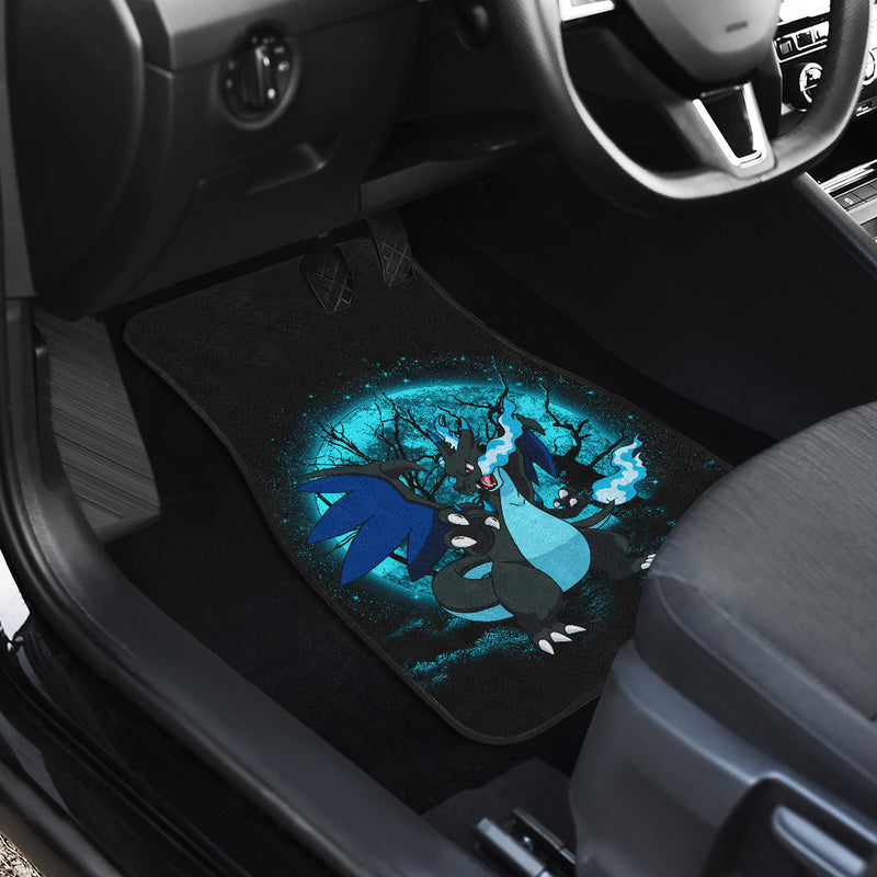 Charizard Mega X Moonlight Car Floor Mats Anime Car Accessories Nearkii