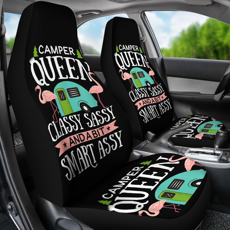 Best Camper Queen Classy Sassy Smart Assy Premium Custom Car Seat Covers Decor Protector Nearkii