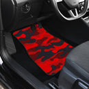Camo Bright Red Car Floor Mats Car Accessories Nearkii