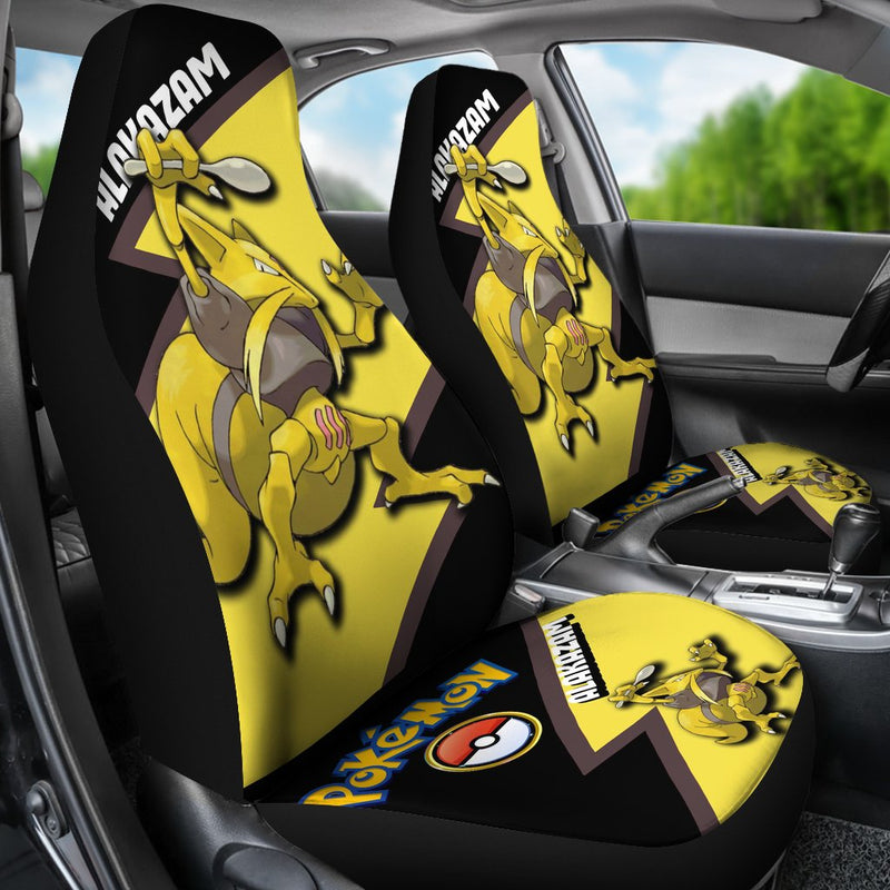 Alakazam Car Seat Covers Custom Anime Pokemon Car Accessories Nearkii