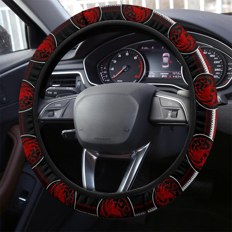 Game Of Thrones Targaryen Christmas Premium Custom Car Steering Wheel Cover Nearkii