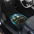 Rick And Morty Moonlight Halloween Jeep Funny Car Floor Mats Car Accessories