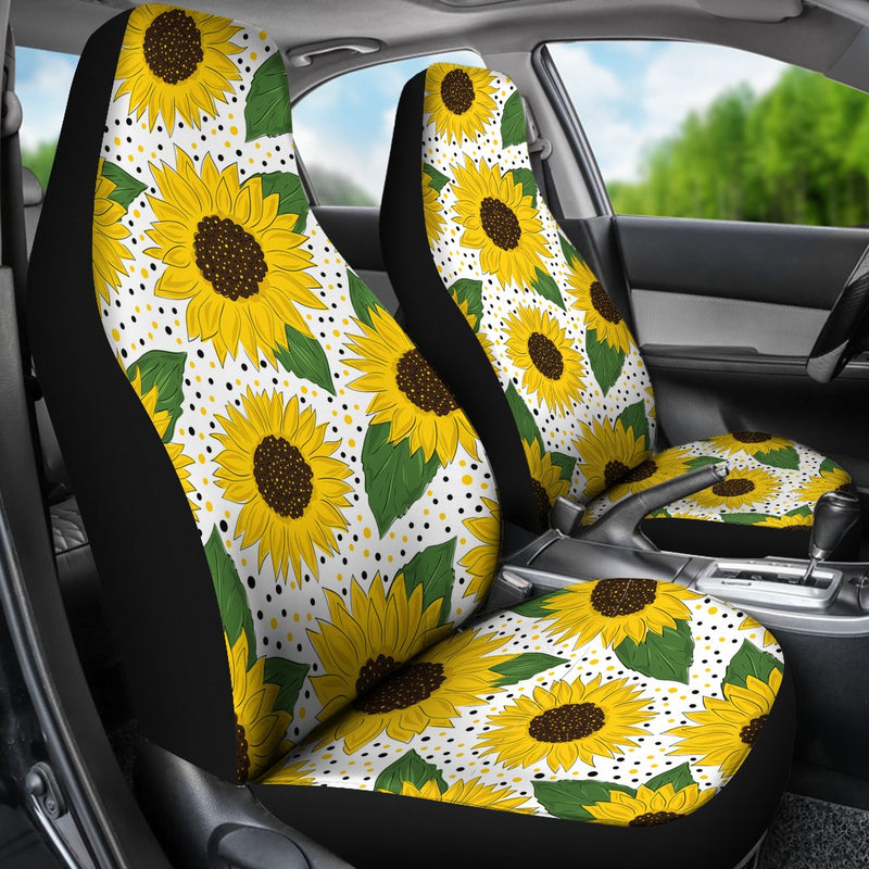 Best Sunflower Art Premium Custom Car Seat Covers Decor Protector Nearkii