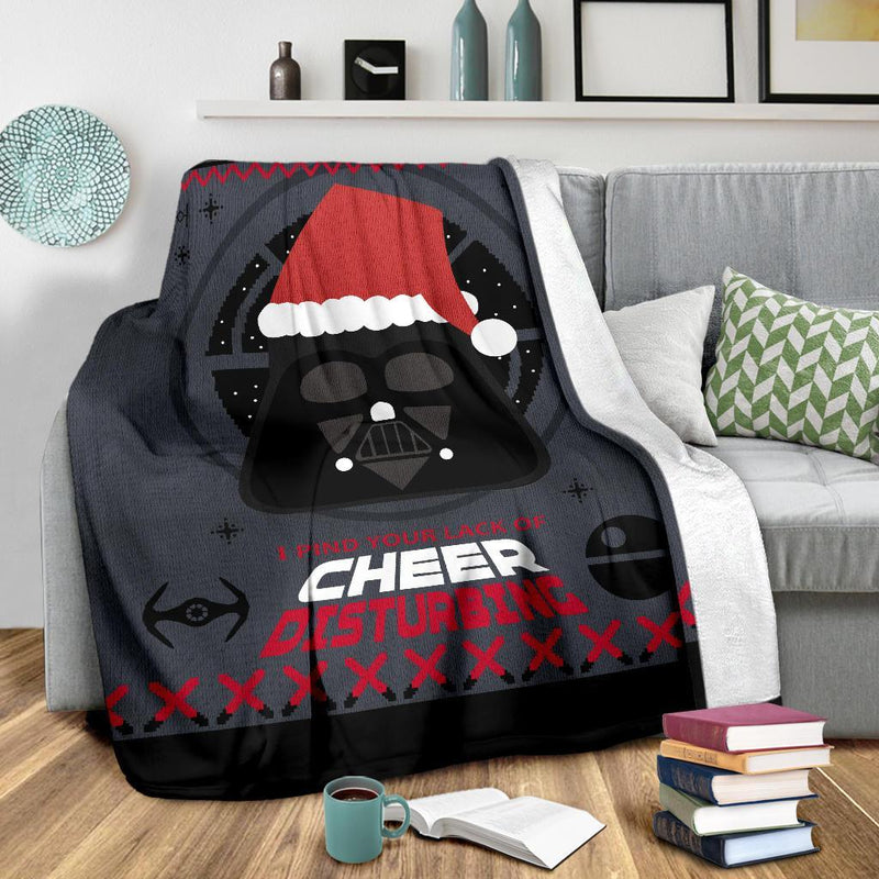 Star Wars I Pind Your Lack Of Ugly Christmas Custom Blanket Home Decor Nearkii