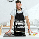 Stand Back Grandad Is Cooking BBQ Cooking Novelty Custom Apron Best Gift For Anyone Who Loves Cooking