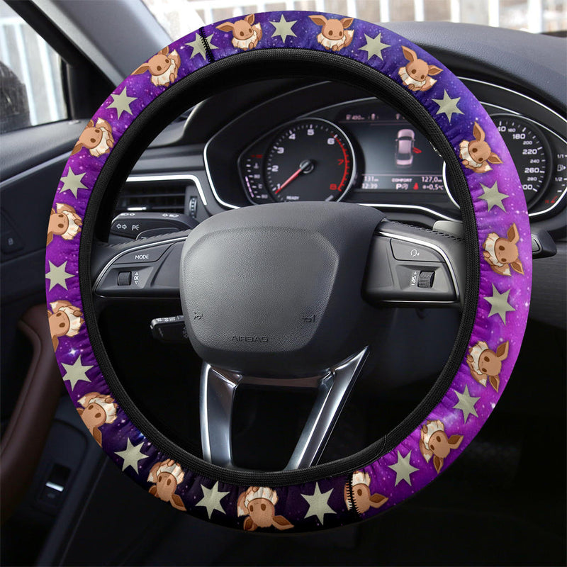 Pokemon Galaxy Eevee Evolution Car Steering Wheel Cover Nearkii