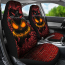 Pumpkin Halloween Break Wall Car Seat Covers Nearkii