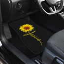 Sunflowers Jesus Front And Back Car Mats (Set Of 4) Nearkii