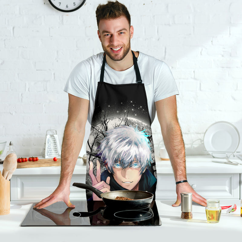 Gojo Moonlight Custom Apron Best Gift For Anyone Who Loves Cooking