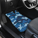 Camo Bright Blue Car Floor Mats Car Accessories Nearkii
