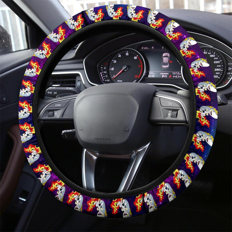 Ponyta Pokemon Anime Custom Car Steering Wheel Cover Nearkii