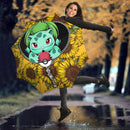Bulbasaur Pokemon Sunflower Zipper Umbrella Nearkii