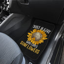 Sunflowers Just A Girl Who Loves Sunflowers Front And Back Car Mats (Set Of 4) Nearkii