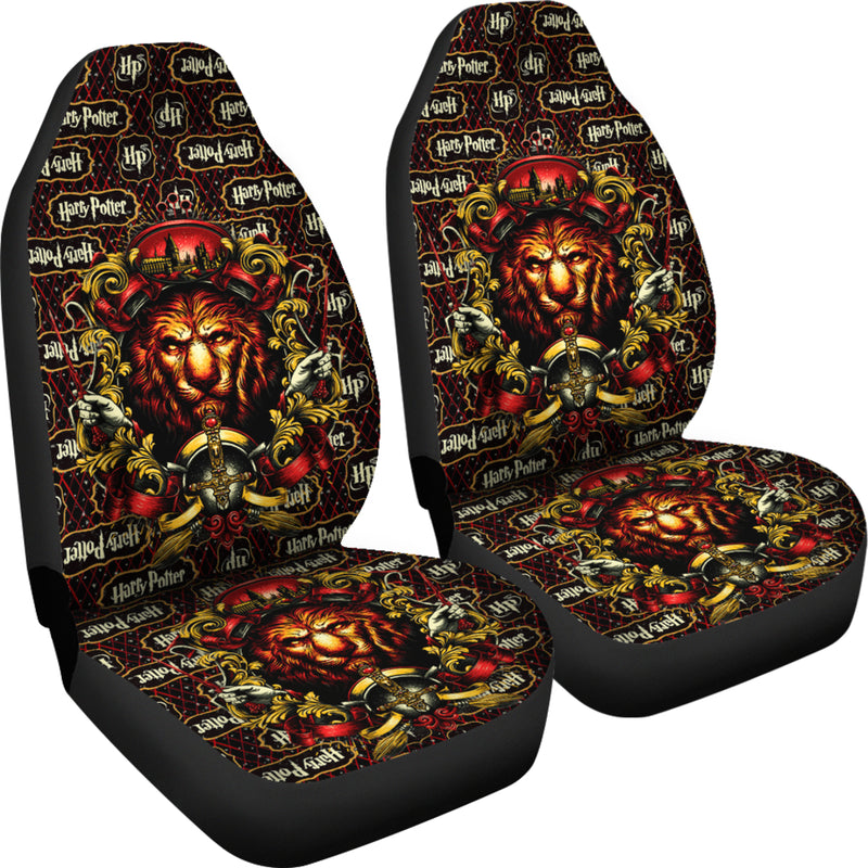 Gryffindor Harry Potter Premium Custom Car Seat Covers Decor Protector