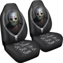 Jackson Friday The 13th Horror Get In Sit Down Shut Up And Hold On Car Zipper Car Seat Covers Nearkii
