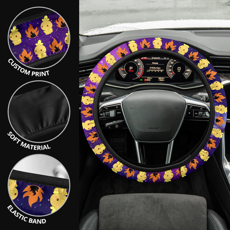 Pokemon Torchic Car Steering Wheel Cover