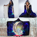 Dumbo Elephant Love You To The Moon Galaxy Economy Hooded Blanket Nearkii