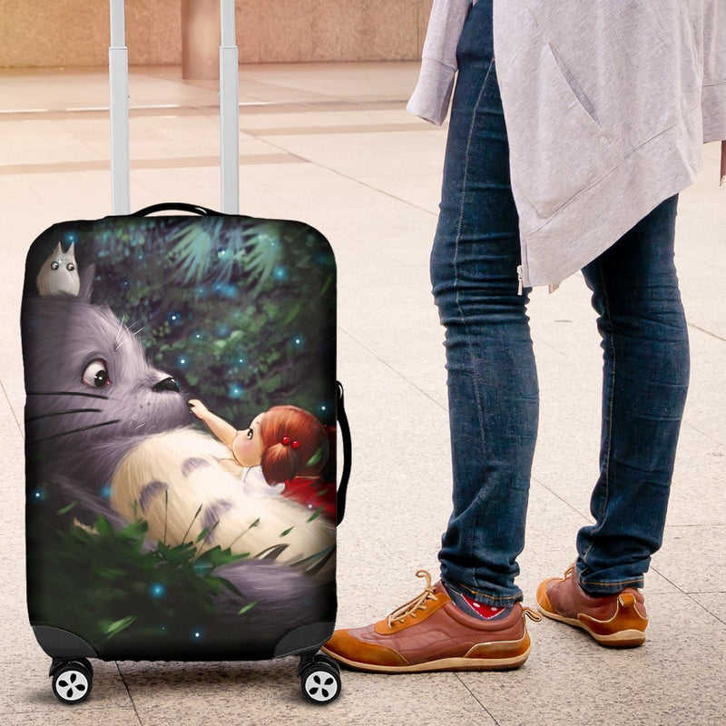 Totoro Relax Luggage Cover Suitcase Protector Nearkii
