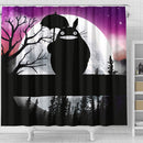 Totoro Ghibli Moon Night Shower Curtain Nearkii