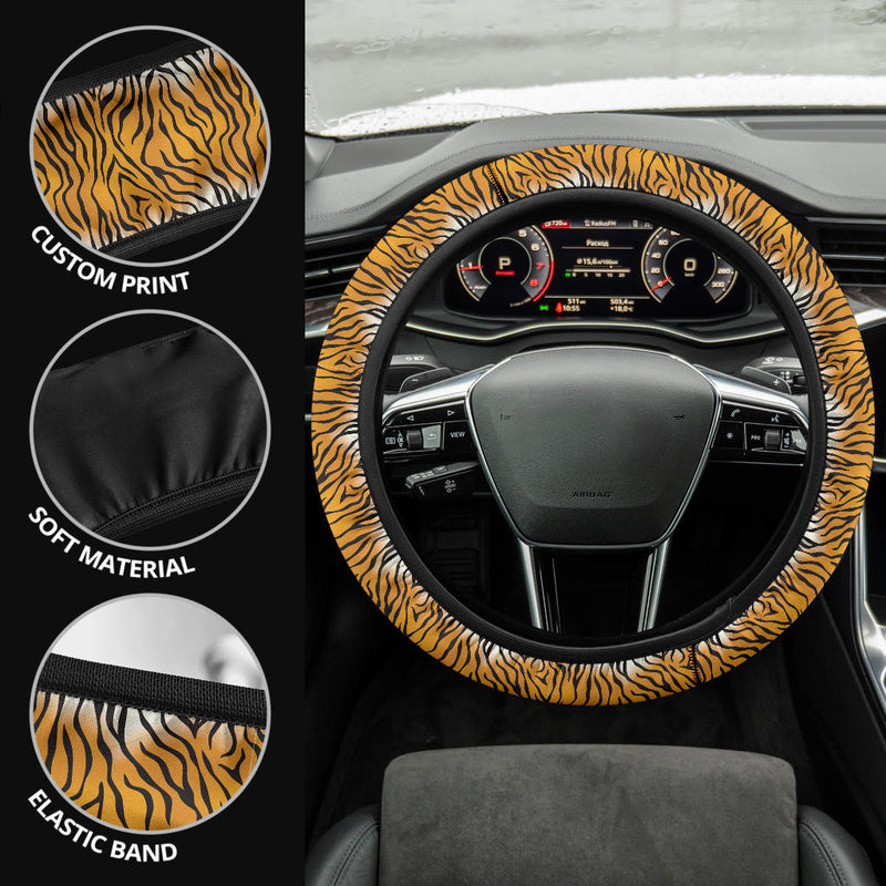 Tiger Skin Premium Car Steering Wheel Cover Nearkii