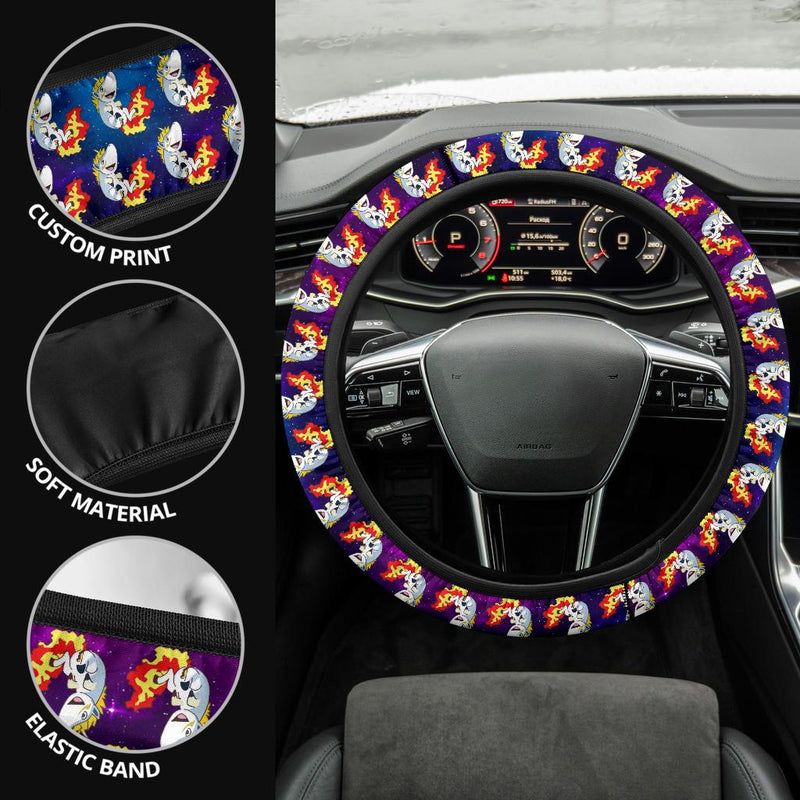 Ponyta Pokemon Anime Custom Car Steering Wheel Cover Nearkii