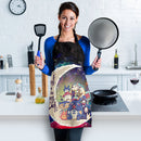 Ghibli Character Love You To The Moon Galaxy Custom Apron Best Gift For Anyone Who Loves Cooking
