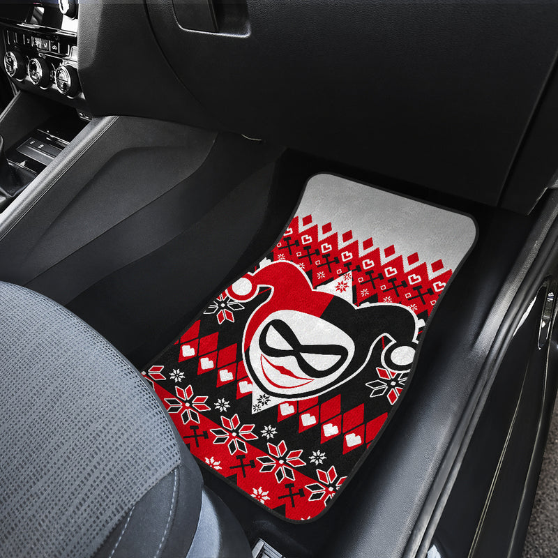 Harley Quinn Christmas Car Floor Mats Car Accessories Nearkii