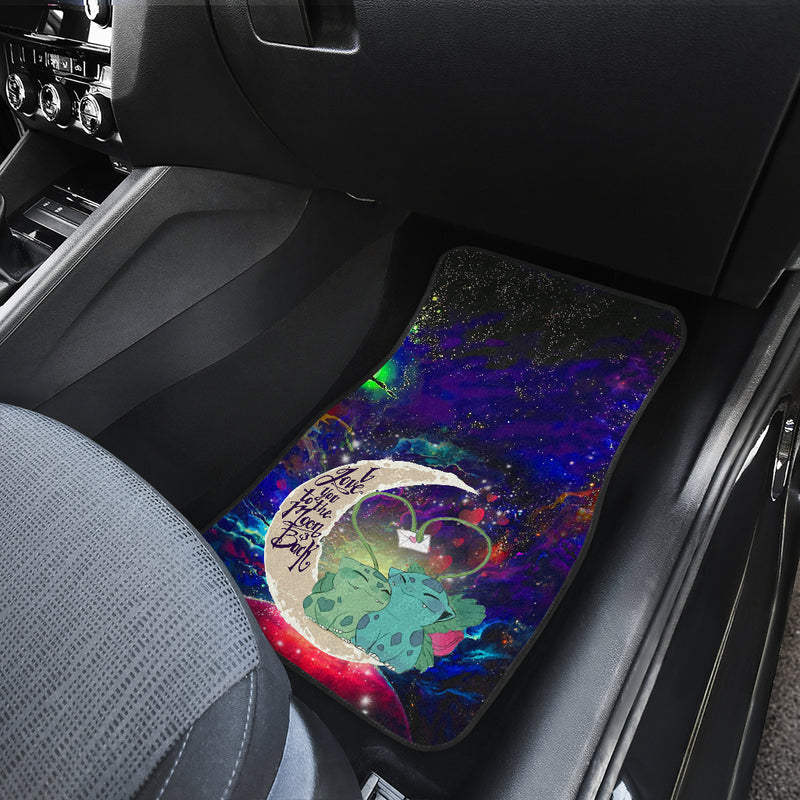 Bulbasaur Couple Pokemon Love You To The Moon Galaxy Car Floor Mats Car Accessories Nearkii