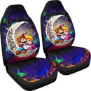 Mario Couple Love You To The Moon Galaxy Car Seat Covers