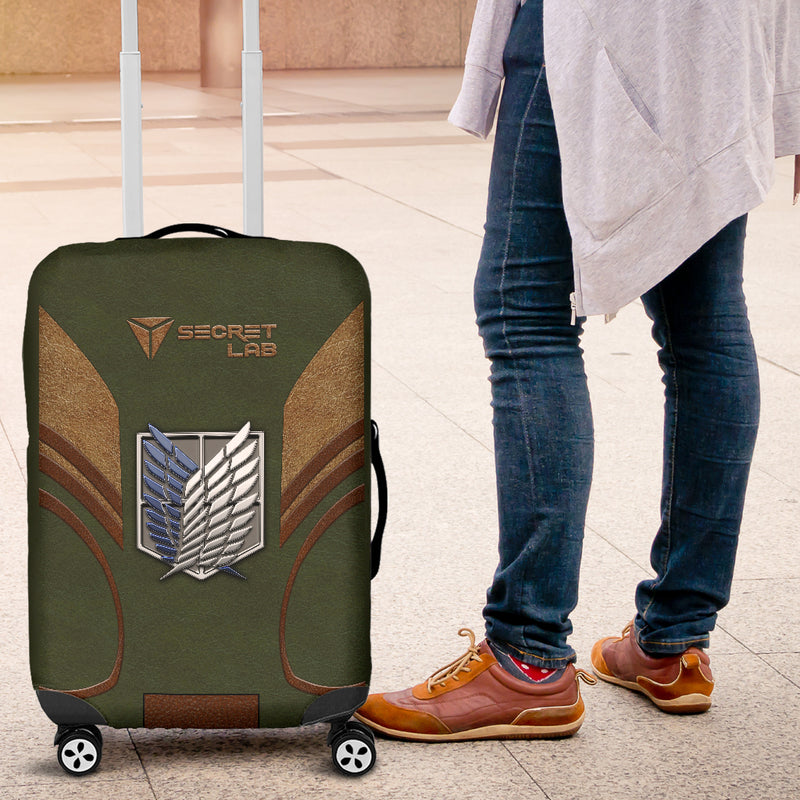 Attack On Titan Logo Luggage Cover Suitcase Protector Nearkii