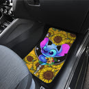 Stitch Sunflower Zipper Car Floor Mats Car Accessories Nearkii