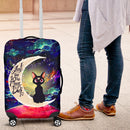 Sailor Moon Cat Love You To The Moon Galaxy Luggage Cover Suitcase Protector Nearkii