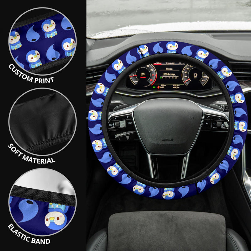 Pokemon Piplup Car Steering Wheel Cover