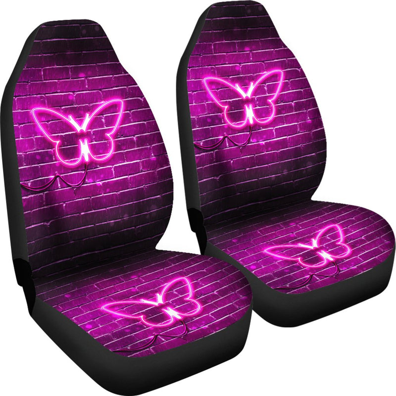 Best Neon Butterfly Premium Custom Car Seat Covers Decor Protector Nearkii
