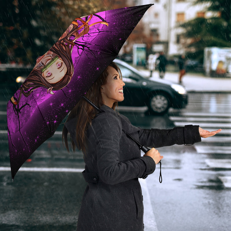 Nezuko Demon Slayer Moonlight Umbrella Nearkii
