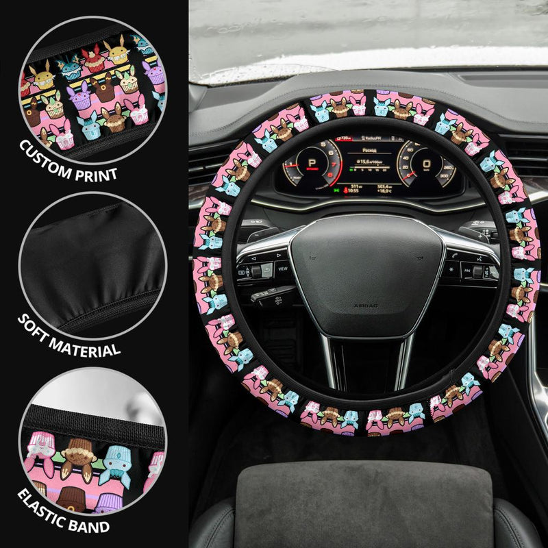 Arquivos Eeveelutions Pokemon Car Steering Wheel Cover 3 Nearkii