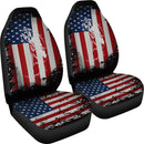 Best Us Flag Fishing Rod Premium Custom Car Seat Covers Decor Protector Nearkii