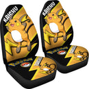 Raichu Car Seat Covers Custom Anime Pokemon Car Accessories Nearkii