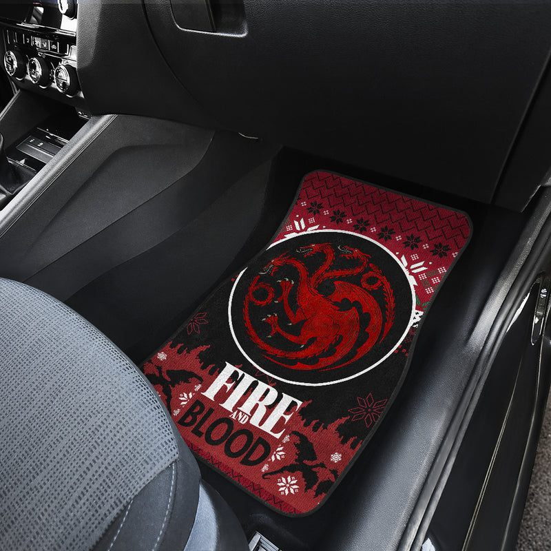 Game Of Thrones Targaryen Christmas Car Floor Mats Car Accessories Nearkii