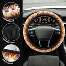 Cute Rengoku Kyojuro Demon Slayer Anime Car Steering Wheel Cover 2 Nearkii