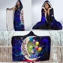 Eeyore Winnie The Pooh Love You To The Moon Galaxy Economy Hooded Blanket Nearkii