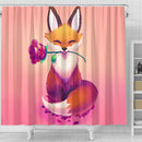 Cute Fox Shower Curtain Nearkii