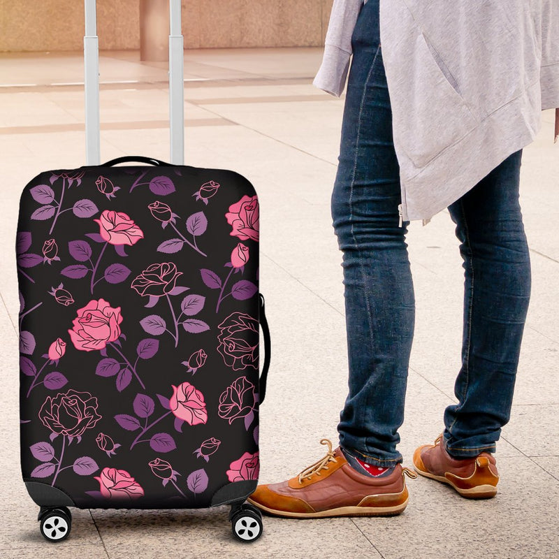 Rose Travel Luggage Cover Suitcase Protector Nearkii