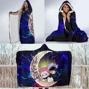 Jujutsu Kaisen Gojo Sakuna Chibi Anime Love You To The Moon Galaxy Economy Hooded Blanket Nearkii