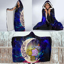 Cute Thanos Love You To The Moon Galaxy Economy Hooded Blanket Nearkii