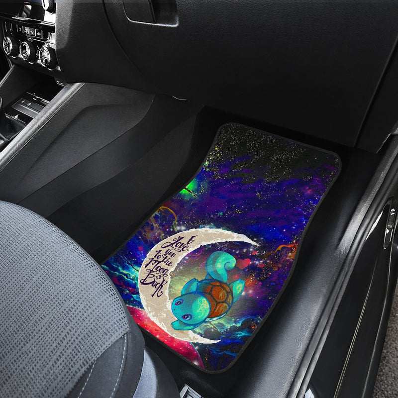 Squirtle Pokemon Love You To The Moon Galaxy Car Floor Mats Car Accessories Nearkii
